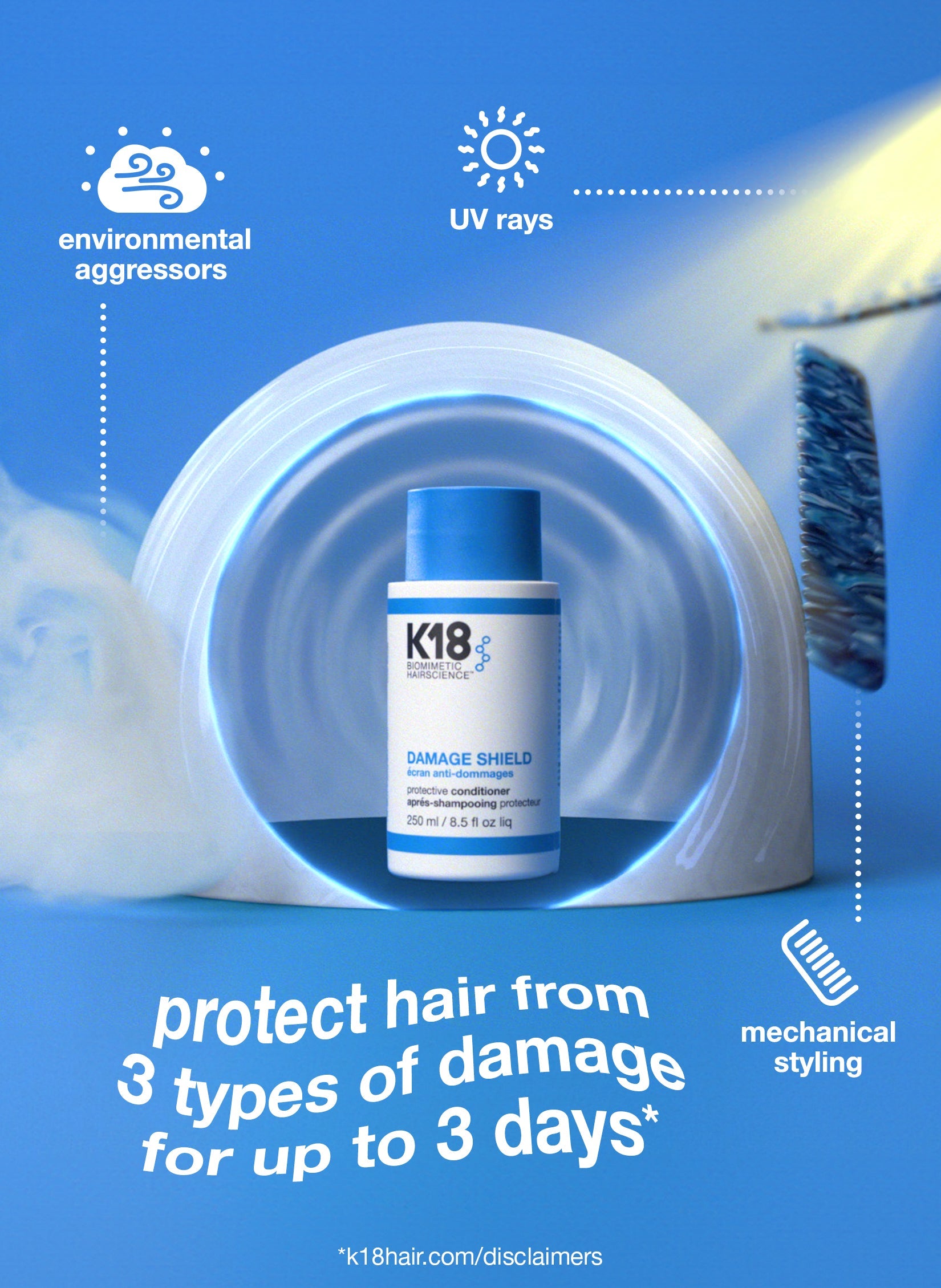DAMAGE SHIELD protective conditioner 8.5oz