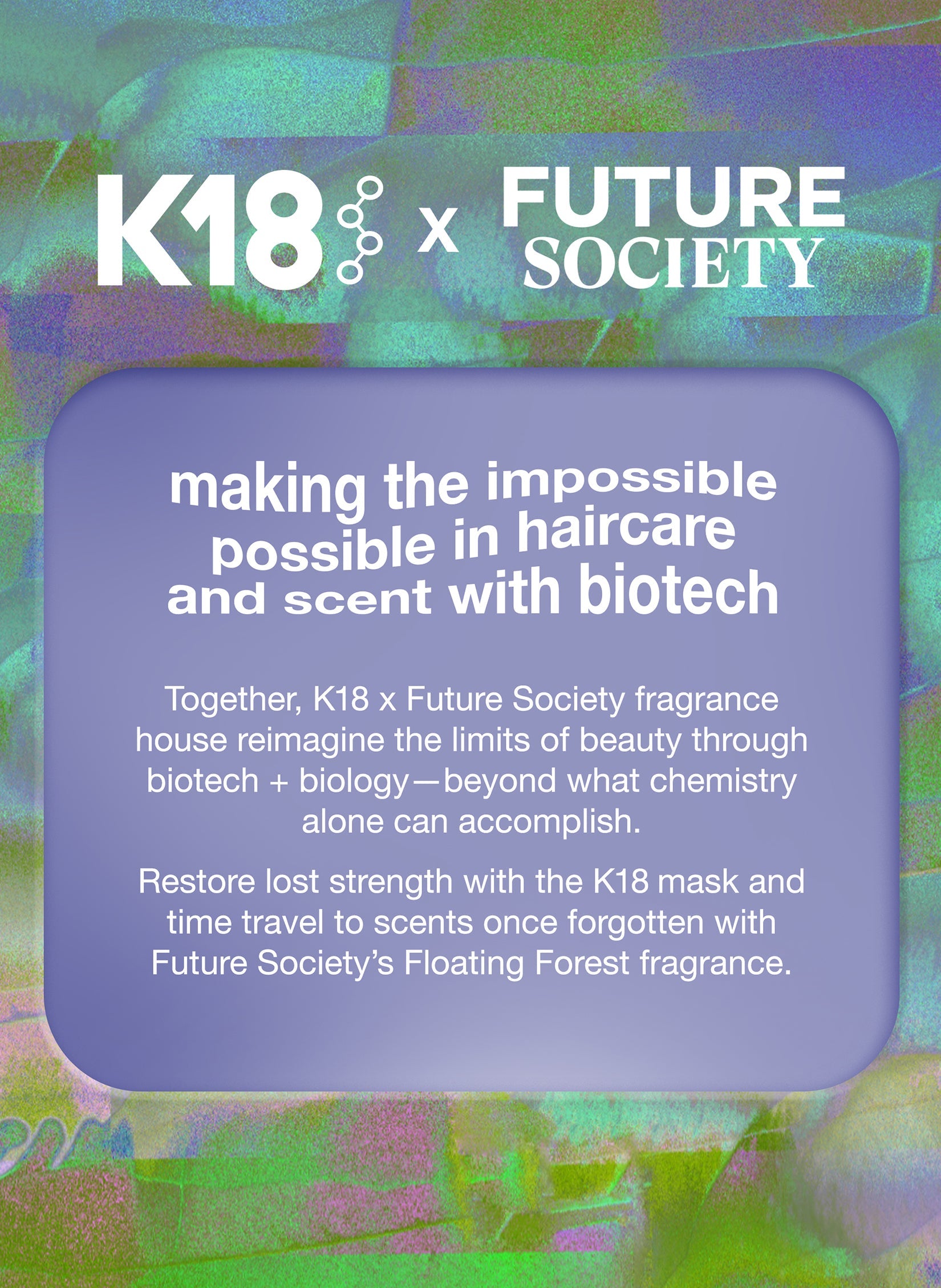 K18 x Future Society Limited Edition Scent Mask
